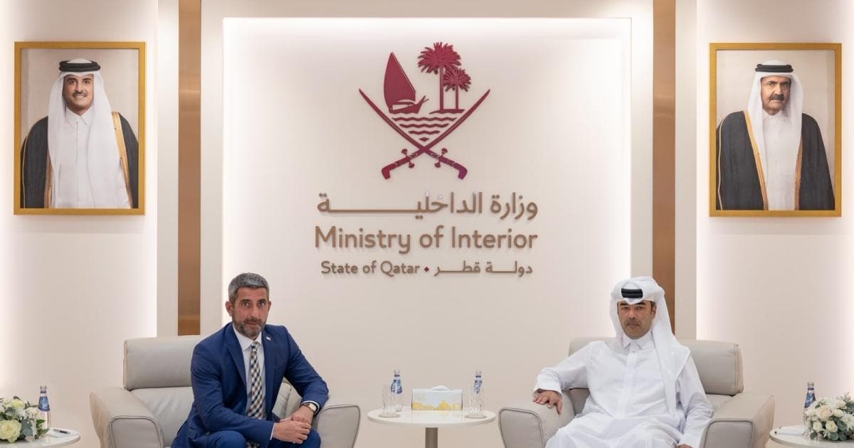 وكيل وزارة الداخلية يلتقي سفير جورجيا والقائم بالأعمال الأمريكي