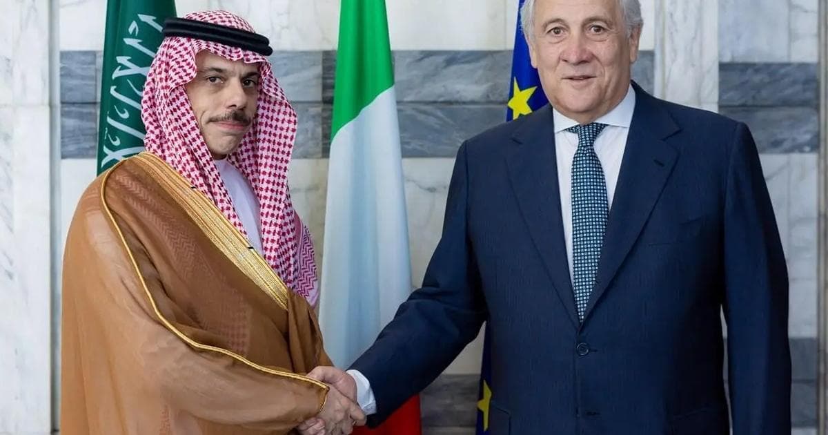 السعودية وإيطاليا تؤكدان على أمن الملاحة في هرمز ومضيق باب المندب