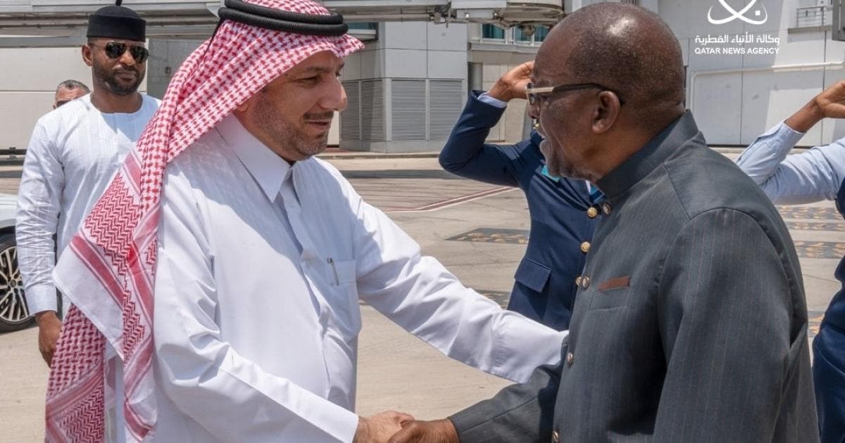 Ghanaian Parliament Speaker Arrives in Doha