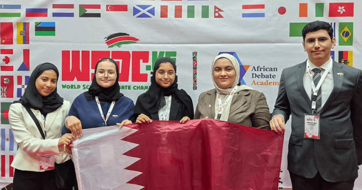 Al-Adam team competes in Kenya debate