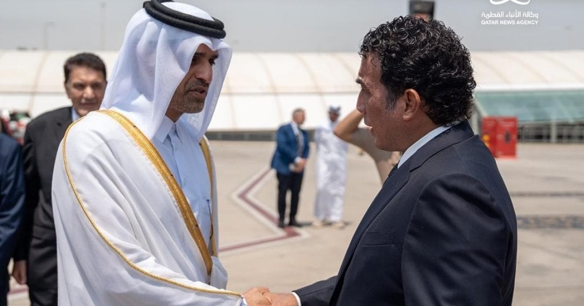 رئيس المجلس الرئاسي الليبي يصل إلى الدوحة