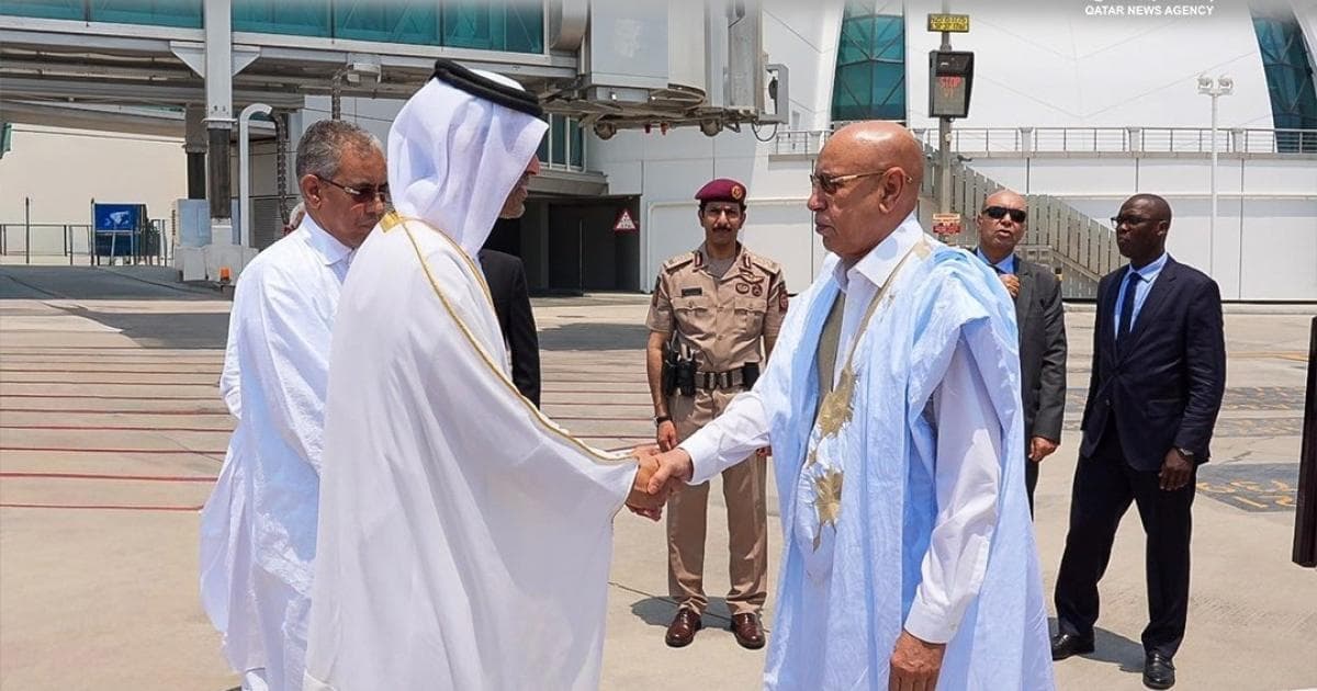 Mauritanian President Arrives in Doha for Official Visit