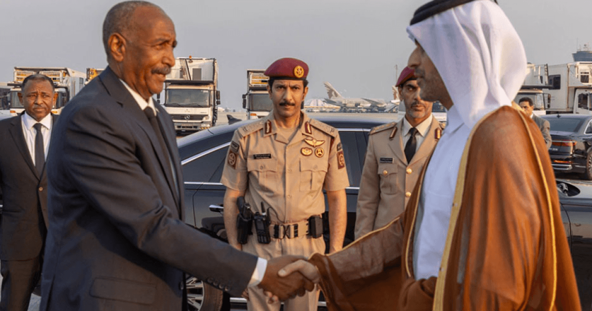 رئيس مجلس السيادة الانتقالي في السودان يغادر الدوحة