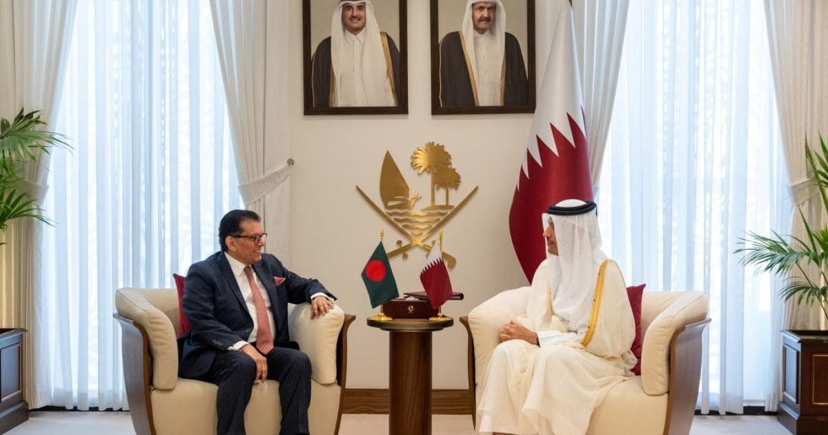 رئيس الوزراء يستقبل وزير خارجية بنغلاديش