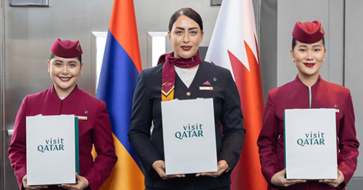 قطر تستقبل أول رحلة طيران مستأجرة من أرمينيا