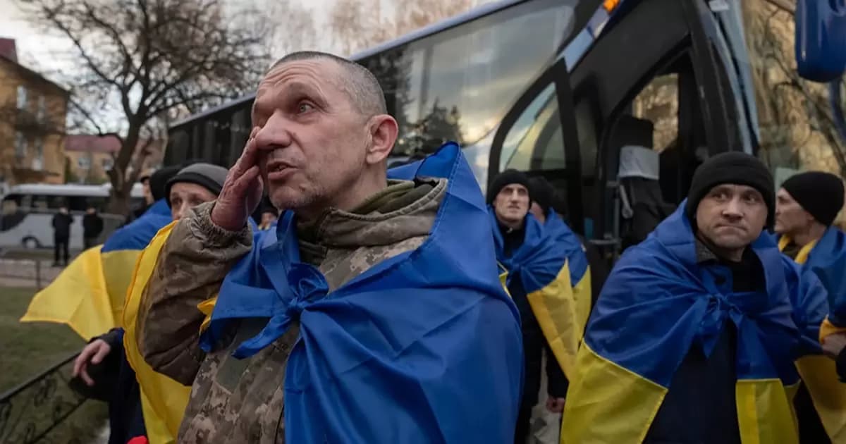 Russia-Ukraine swap of 20 prisoners