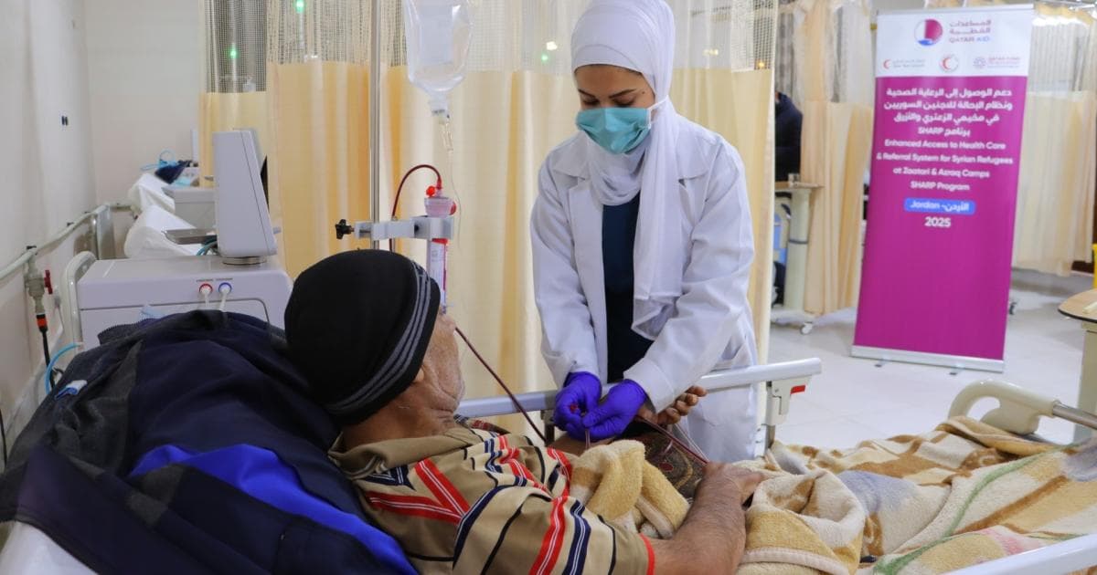 Qatar Red Crescent aids Syrian refugees' healthcare