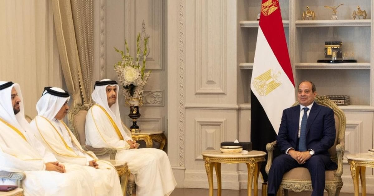 Egyptian President meets Prime Minister