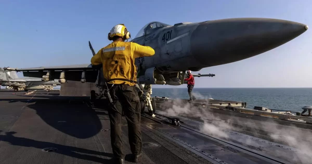 USS George Washington arrives in Middle East