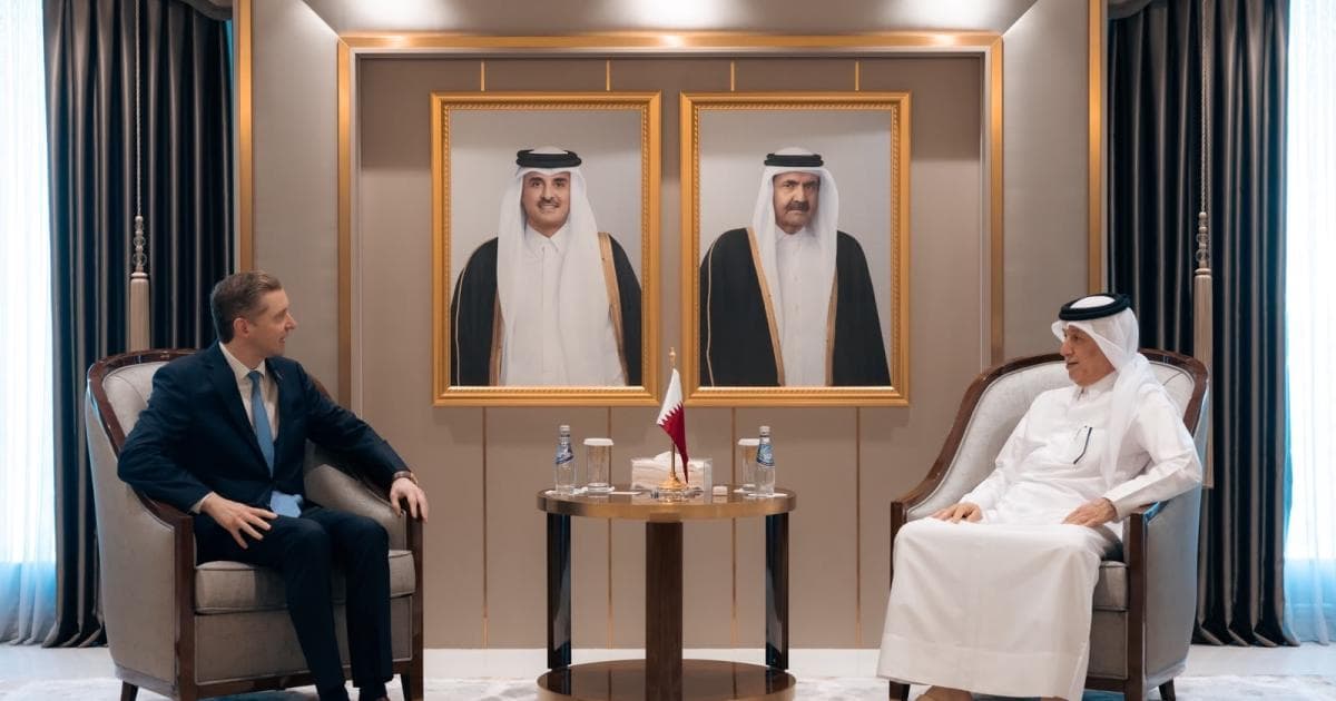 وزير الخارجية يودع القائم البيلاروسي