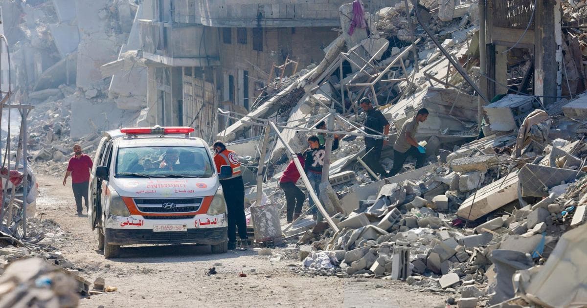 ضحايا فلسطينيون في غارة إسرائيلية على غزة