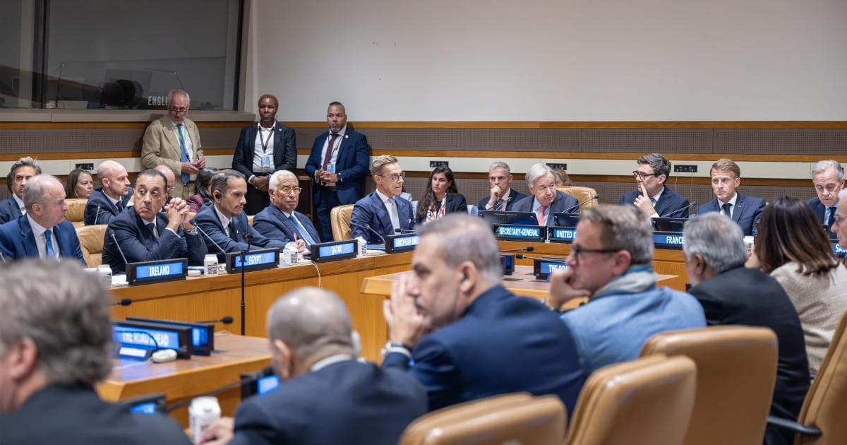 Prime Minister attends summit on two-state solution