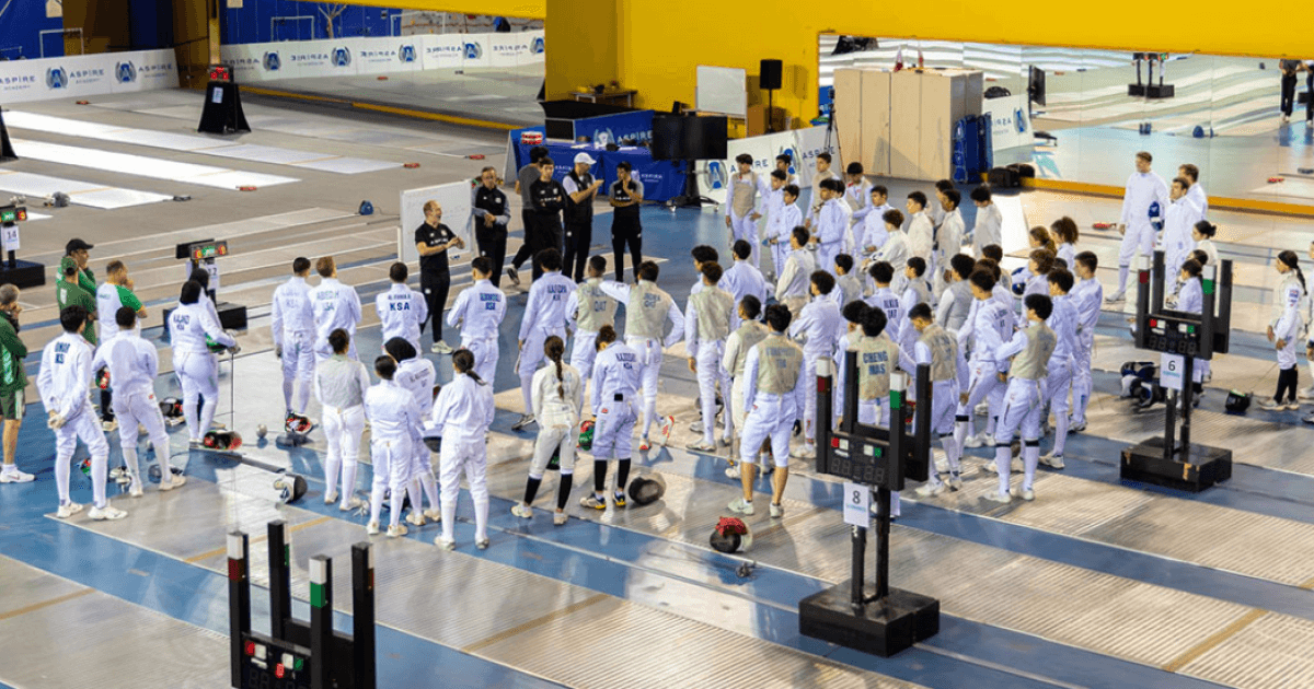 Aspire Academy Hosts Fencing Camp