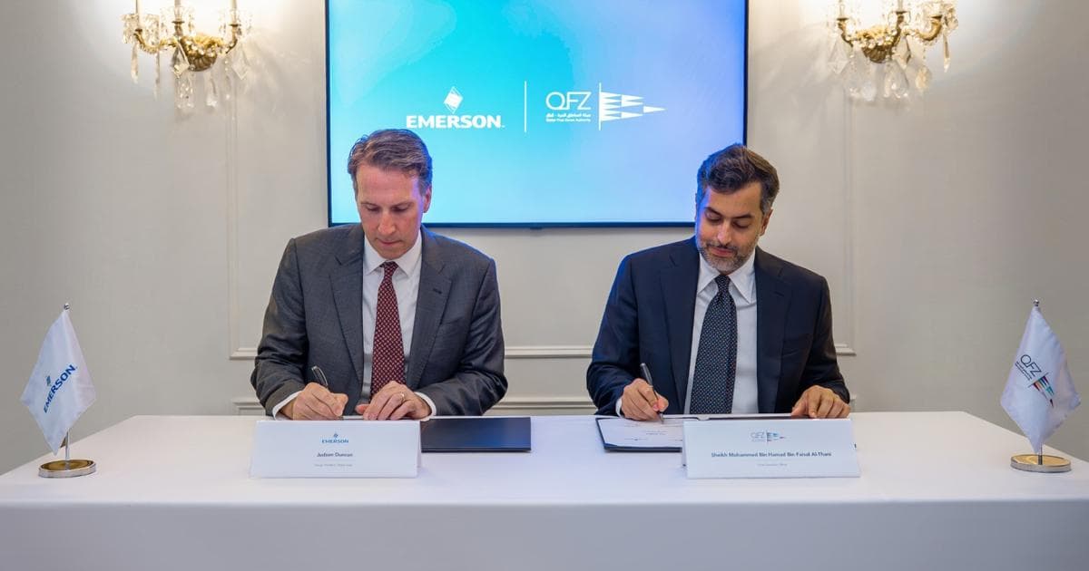 Free Zones and Emerson collaborate on automation