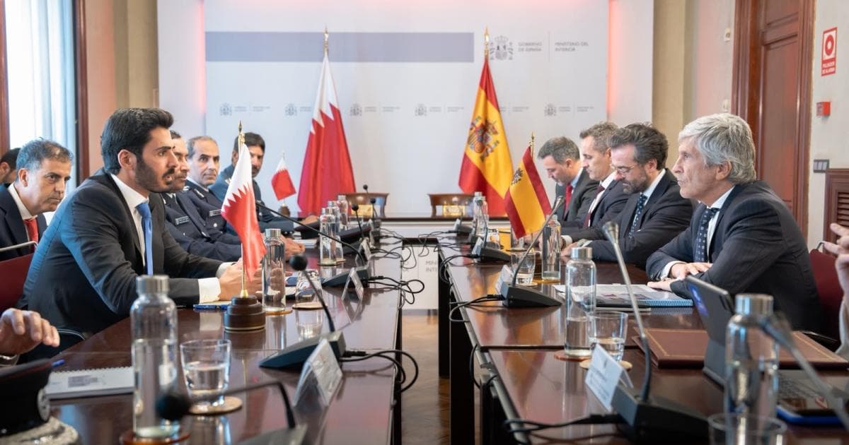 Interior Minister Meets Spanish Counterpart