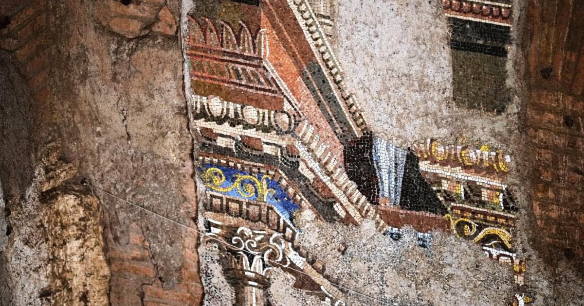 Ancient Rome's largest mural and mosaic complex revealed