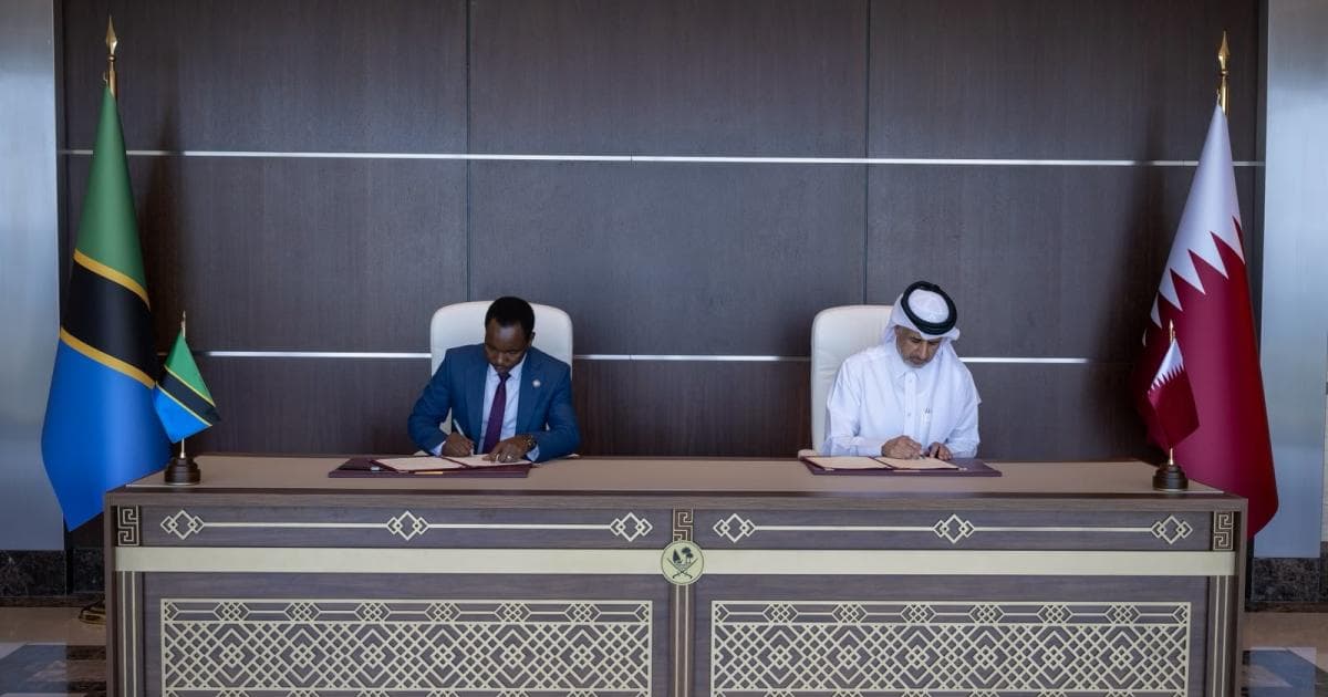قطر وتنزانيا توقعان مذكرة تعاون