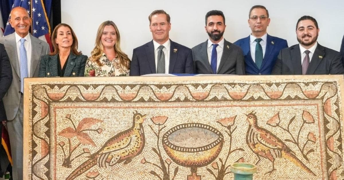 Syria retrieves 36 stolen artifacts from US