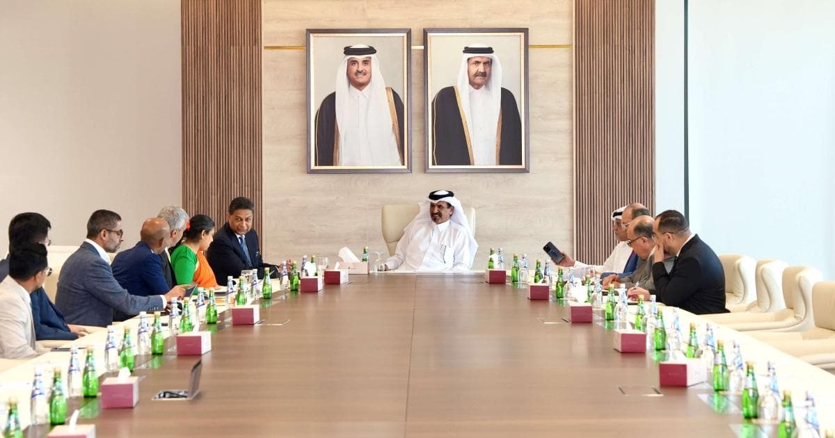 قطر تستعرض العلاقات التجارية مع سريلانكا