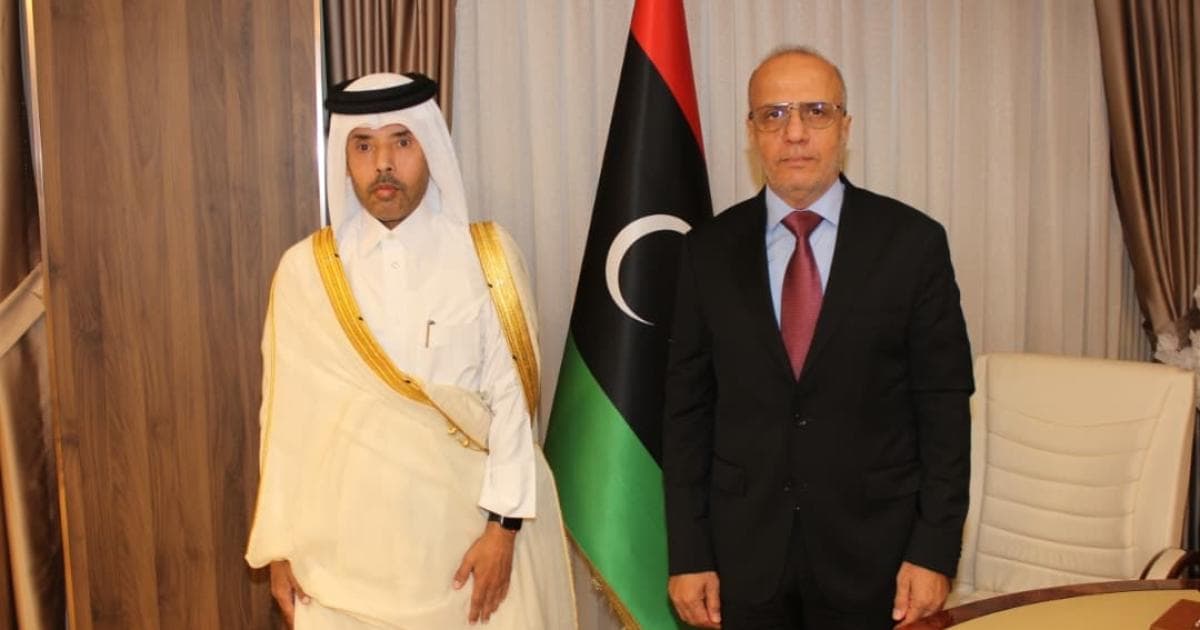 نائب البرلمان الليبي يلتقي بسفير قطر