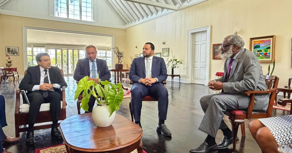Saint Vincent Governor-General meets Foreign Affairs Minister