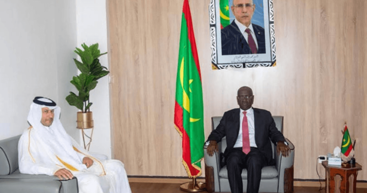 Mauritania Foreign Minister Meets Qatari Ambassador