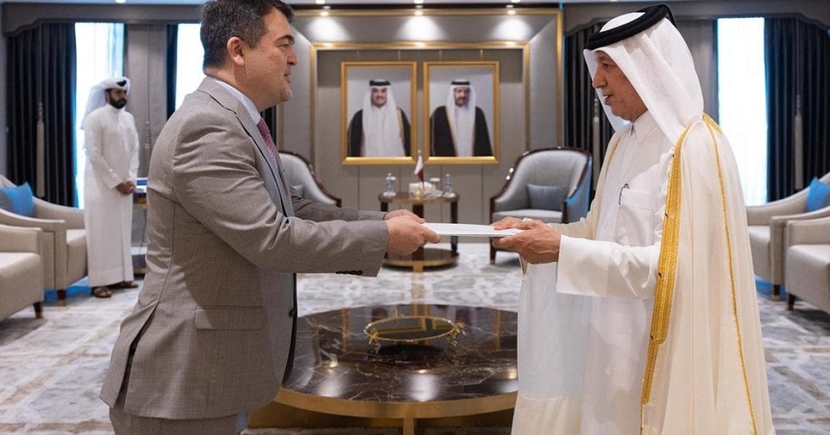 Foreign Minister accepts Russian ambassador's credentials