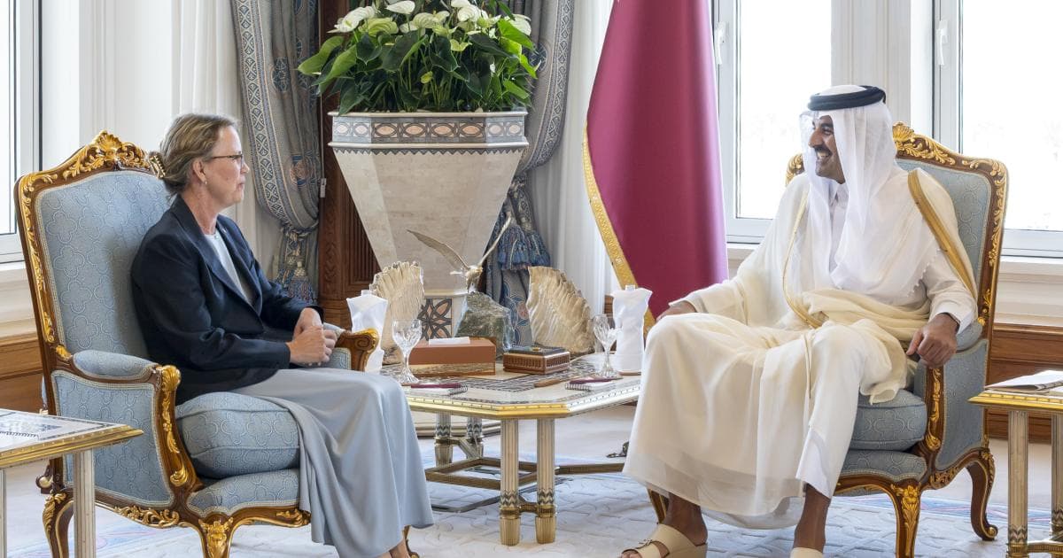 Prince accepts credentials from six ambassadors
