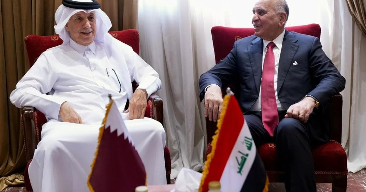 وزير الدولة للشؤون الخارجية يلتقي بنظيره العراقي