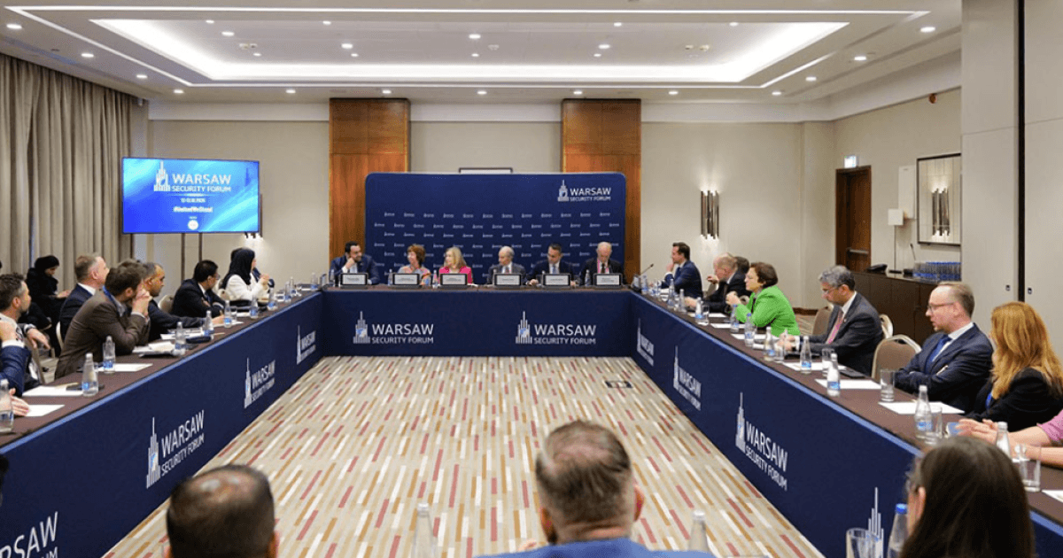Foreign Ministry Official at Warsaw Security Forum