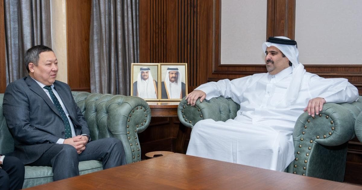Qatari Media CEO meets Kyrgyz envoy