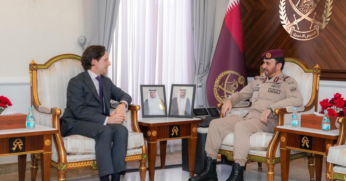 Amiri Guard Commander Meets EU Envoy