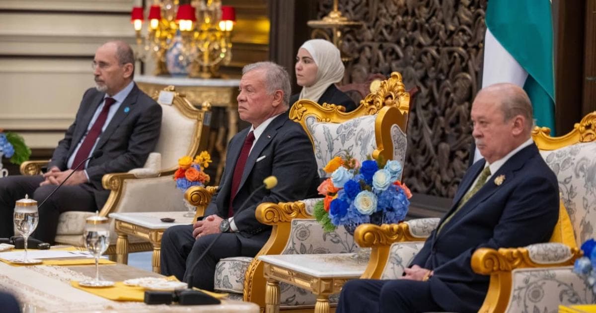 Jordanian King urges halt to Israeli aggression