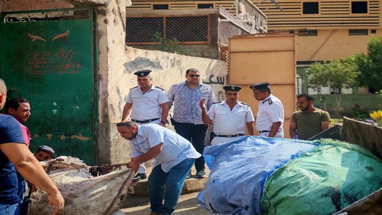 Giza oversees scrap and sorting operations