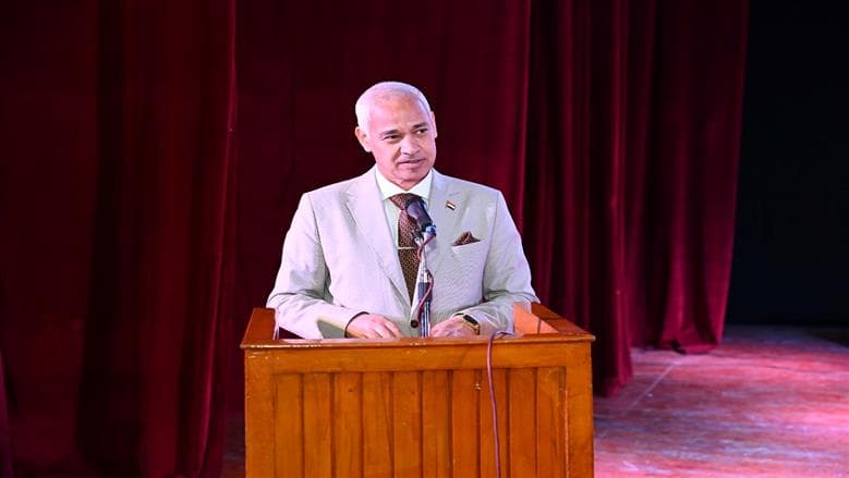 Assiut University President at 40th Nursing Grad