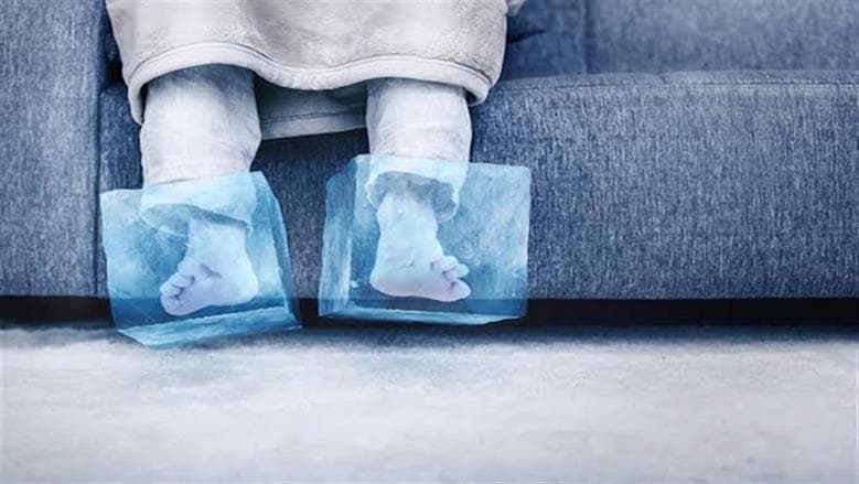 Cold feet may signal serious illness