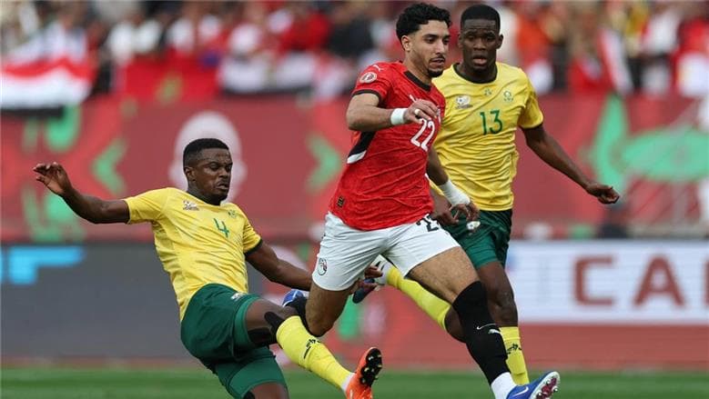 مباراة مصر وجنوب أفريقيا بدون أهداف في الشوط الأول