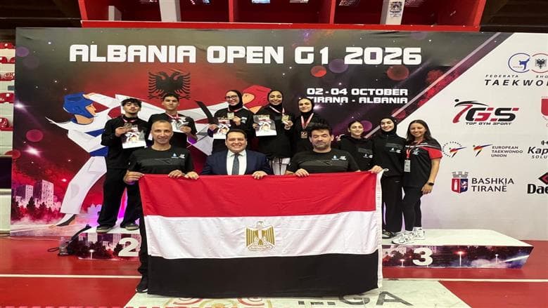 Egypt wins 5 medals at Albania Taekwondo