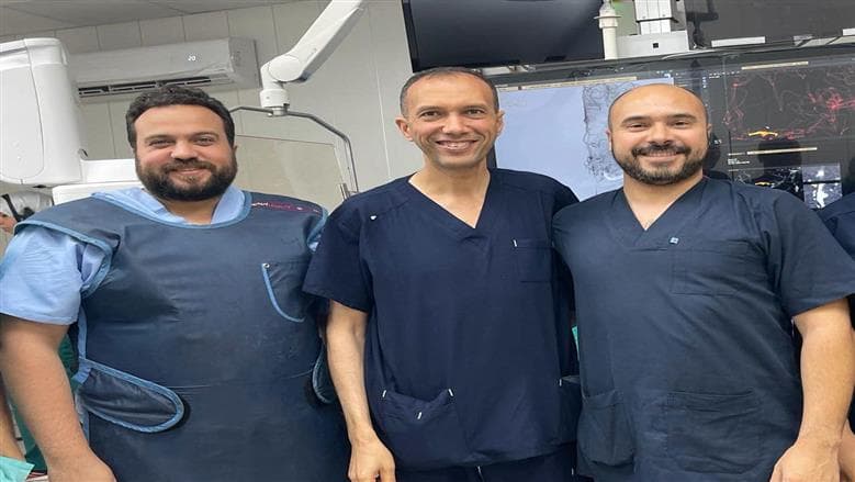 First therapeutic brain catheterization at Al-Ashar hospital saves young man’s eyesight
