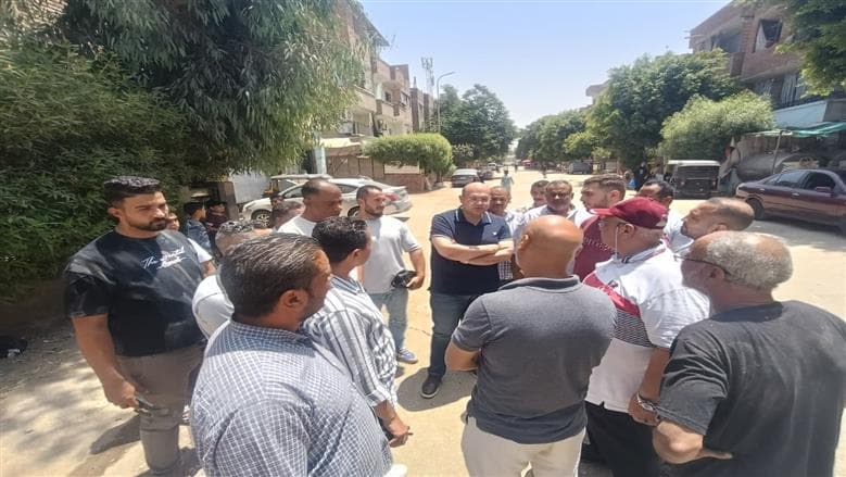 نائب محافظ الجيزة يدعو لإصلاح هبوط الصرف الصحي في الحوامدية