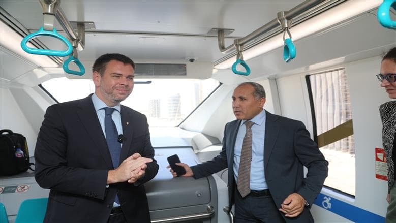 وزير النقل المجري يزور العاصمة الجديدة