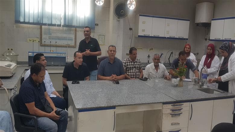 ختام تدريب طلاب جامعة كفر الشيخ وتكريم العمال