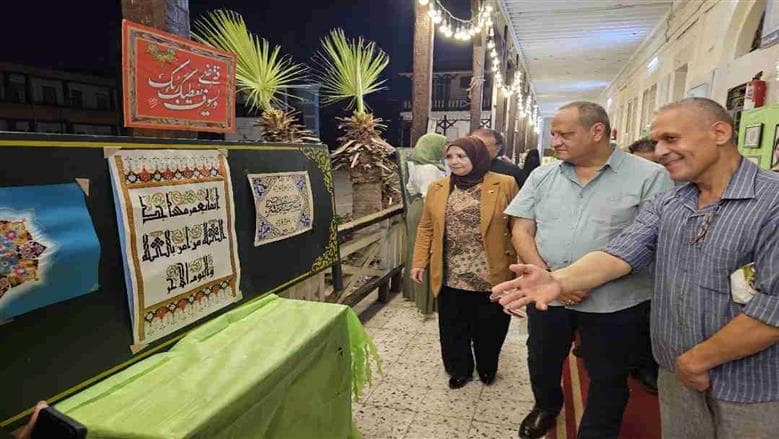 عرض 100 لوحة في معرض طلاب بورسعيد