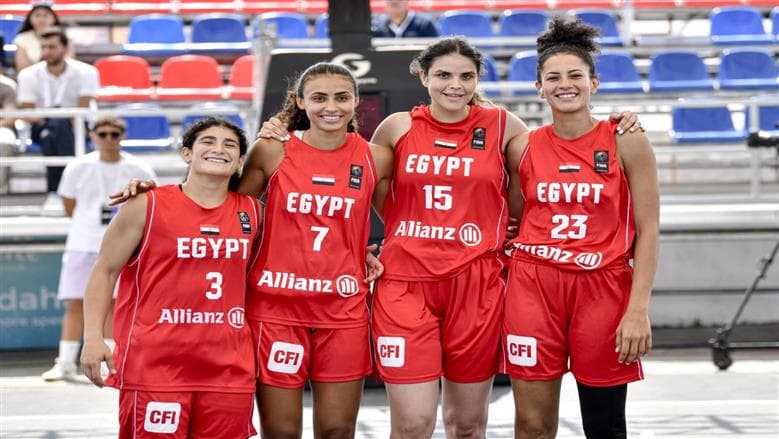 Egypt’s women's 3x3 team beats Germany