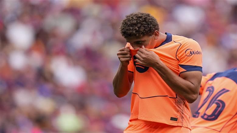 Hamza Abdul Karim scores but does not celebrate