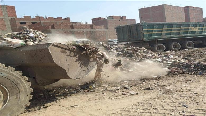 Giza Removes 160 Tons of Waste in Abu al-Nimriss
