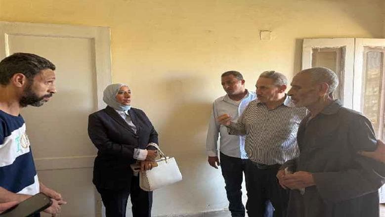 Sohag Governor Provides Temporary Housing After Collapse