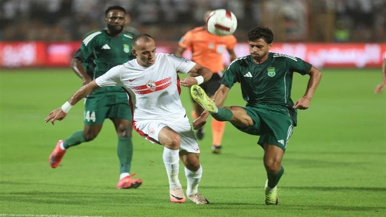 الزمالك يتعادل مع الاتحاد في المباراة الأولى