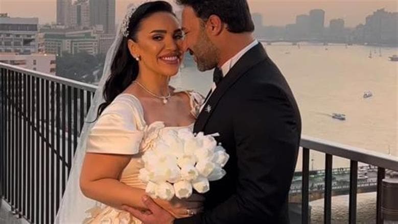 مي فاروق تهنئ زوجها بعيد ميلاده