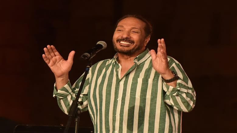 Ali El Hagar performs at Baalbek Festival